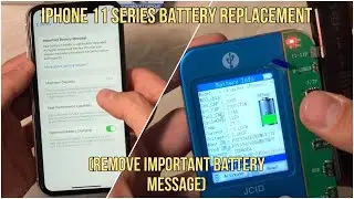 iPhone 11,11 Pro Battery Replacement (Removing Battery Important Message)