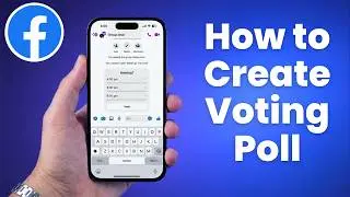[2026] How to make a Poll on Facebook | Create a poll in Facebook Messenger Group Chat