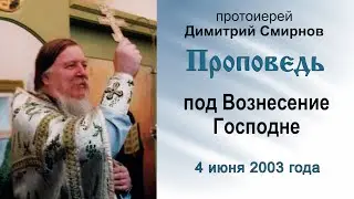 Проповедь под Вознесение Господне (2003.06.04). Протоиерей Димитрий Смирнов