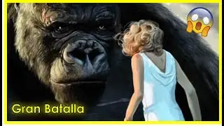 KING KONG vs T REX - PELEA KING KONG - PELICULA KING KONG ESPAÑOL🧨✔