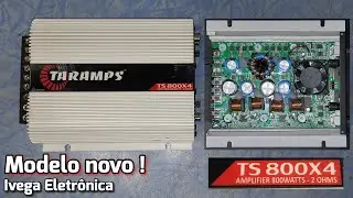 Por dentro do Taramps TS800X4, modelo novo.