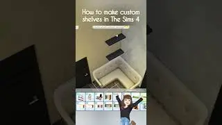 How to make custom shelves in The Sims 4 NoCC 
