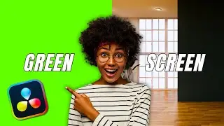 How to Remove Green Screen in DaVinci Resolve [FREE] | Tutorial