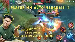 NO BUFF, NO COVER ! KEPEDIHAN PLAYER MM DI MOBILE LEGEND ! | Mobile Legend Bang Bang