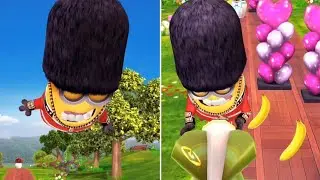 Minion Rush Holiday Rush - King's Guard Minion Gru's Rocket Ability Full Gameplay at Minion Park