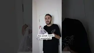 Eve yemek sipariş verince olanlar