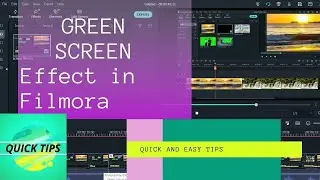Filmora Green Screen tutorial - How To use green Screen in Filmora - Tutorial