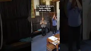 Coronation bells as Great St Mary's church