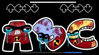 FNF Belike Alphabet Lore | Alphabet Lore But they got to Zombie Superheros (A-Z...) #New