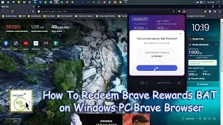 How To Redeem Brave Rewards BAT on Windows PC Brave Browser