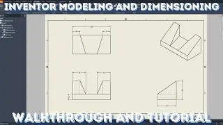 Complete Inventor Tutorial Video with Constraints #autocad #inventor #solidworks