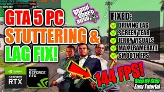 ✅GTA 5 Lag Fix Low End PC | GTA 5 Lag Fix No Graphics Card | GTA 5 Lag fix 2GB Ram,4GB Ram,8GB Ram