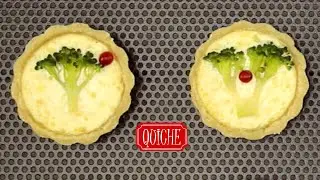 Quiche | Brócolis com Queijo | Mini Quiche