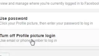 How to Login With Profile Picture in Facebook