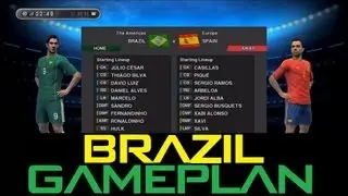 PES 2013 - Best (Brazil) Gameplan / Formation !!! (HD)