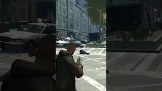 жаркая перестрелка с копами 🔥 #играювгта4веселюсьвгта4 #classicscorpion #гта4gta4  #shorts