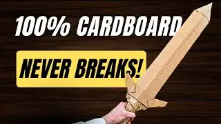 How to Make a Cardboard Sword! (So Strong It Can Break Wood!)