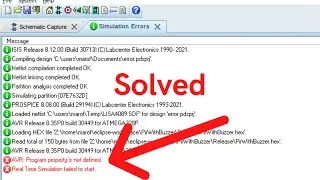 [Solved] AVR Program Property is not Defined in Proteus | Arduino Blink
