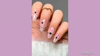 Easy Nail Art Designs/#diynails /#nailart @Craftyu #fashion