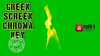 Green Screen - FIRE TORCH animation