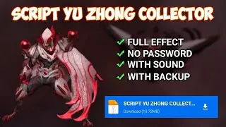 SCRIPT SKIN YU ZHONG COLLECTOR FULL VOICE | MOBILE LEGENDS UPDATE TERBARU | NO PASSWORD