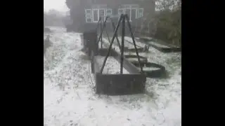 Крупный град с куриное яйцо выпал в Бурятии