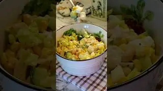 Белковый салат для похудения -5 кг легко! #пп #салат #food #fit #еда #shots #рецепт