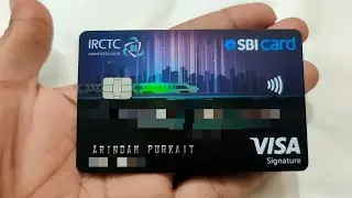 SBI IRCTC Premier Credit card Unboxing