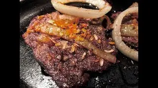 Keto Low Carb Rib Eye Steak Prime - Well Done Tender Seasoned to Perfection!