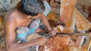 How To Make a Wooden Basket For Storing Or Measuring Grain, Ashtray And Soup Bowl | Wood Carving Art