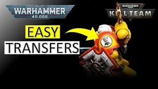 How to Apply Warhammer 40k TRANSFERS | Easy SPACE MARINE Shoulder Pads