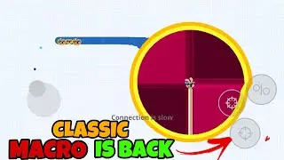 MACRO IS BACK (IOS) MACRO IN CLASSIC MODE 🐰(AGAR.IO MOBILE)