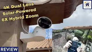 REOLINK Argus Track 4K PTZ Solar Security Camera, REOLINK Solar Panel 2 included. Watch for the cat!