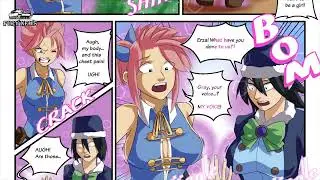 comic body swap mtf Fairy Tail anime