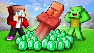 JJ and Mikey Are Playing Minecraft, But The Drop Is Multiplied...