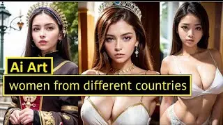 AI Generated Women From Different Countries