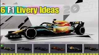 6 Original F1 2021 Livery Ideas - for MyTeam or Multiplayer (part 5)