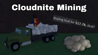 How to mine Cloudnite for huge money - Refinery Caves 2 (Roblox)