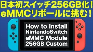 How to install Nintendo Switch eMMC Module 256GB Custom