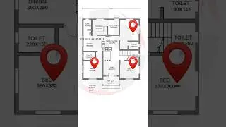 1400 sqft Kerala House plan | Haneed Anugrahas | #haneedanugrahas #keralahomedesign #budgethouse