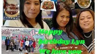 Happy birthday Lyn, 🎈🎈🎈HELD @BAHAY KUBO RESTAURANT