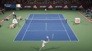 Matchpoint Tennis Championships Gameplay - Medvedev vs Kyrgios Full Set (No Commentary)