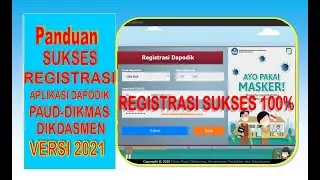 Registrasi Dapodik PAUD - DIKMAS Versi 2021 Sukses 100%
