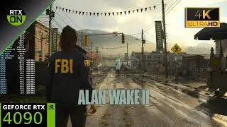 Alan Wake 2 | DLSS 3.5 Path Tracing ON | RTX 4090 | Ryzen 7 5800X3D
