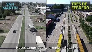 Hacemos Comentarios Tv . KATOPODIS Reclama en  RUTA 8 el METROBUS