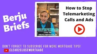 How to stop telemarketing calls and ads?