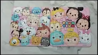 DISNEY TSUM TSUM MICKEY & MINNIE PUZZLE | LET'S PLAY PUZZLE | COLORFUL PUZZLE