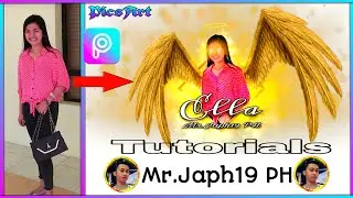 PICSART GOLDEN ANGEL | GOLDEN WINGS & GLOWING EYES EFFECTS | STEP BY STEP TUTORIAL by Mr.Japh19 PH
