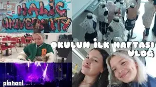 HALİÇ ÜNİVERSİTESİNDE İLK HAFTAMIZ | Vlog, Mini Kampüs Turu, Pinhani Konseri, Kırtasiye Alışverişi