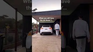 When you still have the OLD Model Y 😭 Vs New Model Y ... 